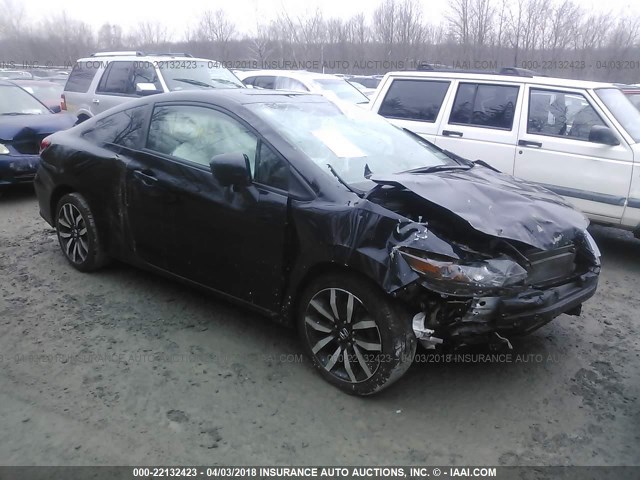 2HGFG3B0XEH517461 - 2014 HONDA CIVIC EXL BLACK photo 1