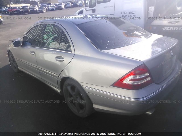 WDBRF52H16F784960 - 2006 MERCEDES-BENZ C GENERATION 2006 230 SILVER photo 3