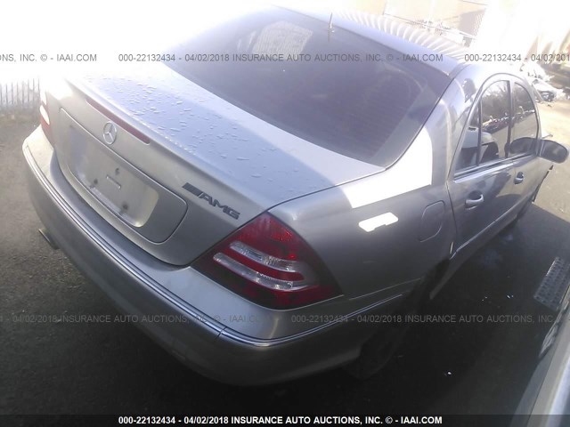 WDBRF52H16F784960 - 2006 MERCEDES-BENZ C GENERATION 2006 230 SILVER photo 4