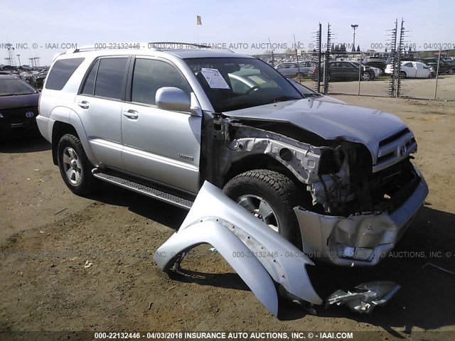 JTEBT17R330001394 - 2003 TOYOTA 4RUNNER LIMITED SILVER photo 1