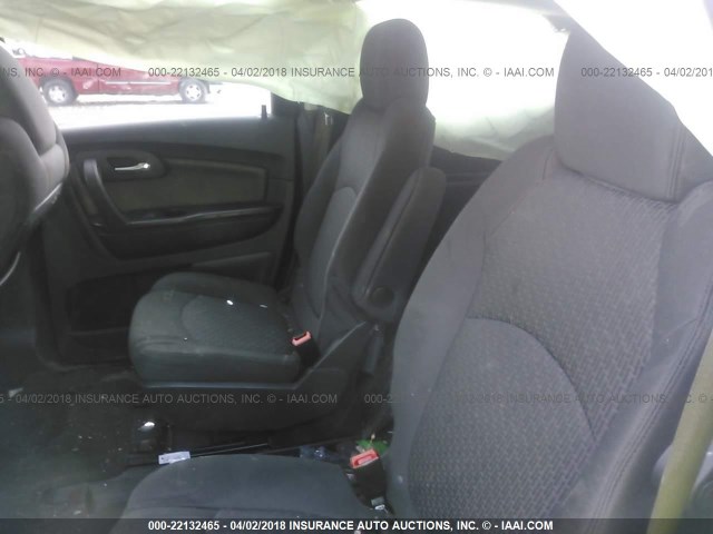 1GNKVJED7CJ143030 - 2012 CHEVROLET TRAVERSE LT SILVER photo 8