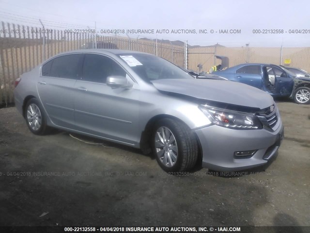 1HGCR3F82DA008202 - 2013 HONDA ACCORD EXL SILVER photo 1