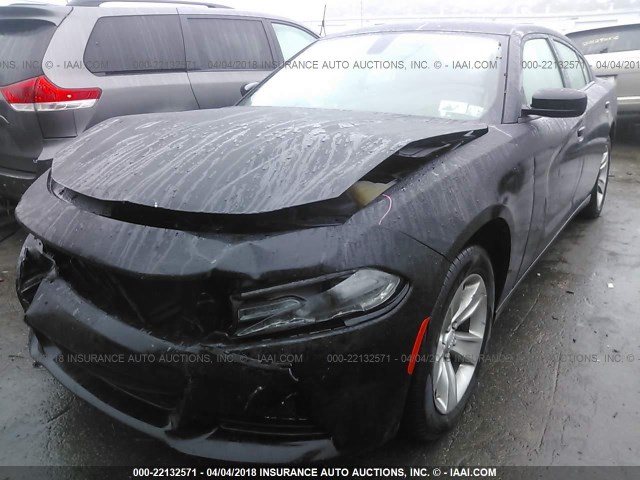 2C3CDXHG2GH166431 - 2016 DODGE CHARGER SXT BLACK photo 6