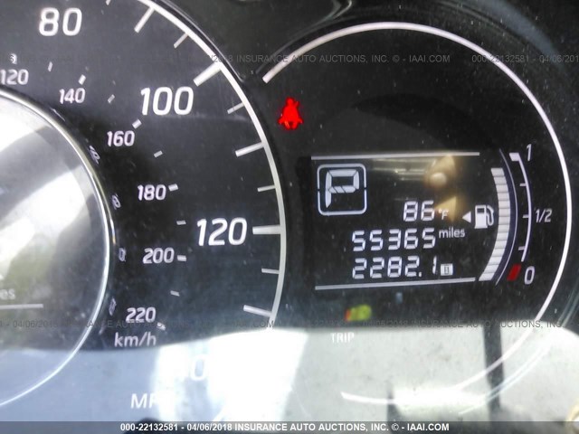 3N1CE2CP3FL409000 - 2015 NISSAN VERSA NOTE S/S PLUS/SV/SL/SR RED photo 7