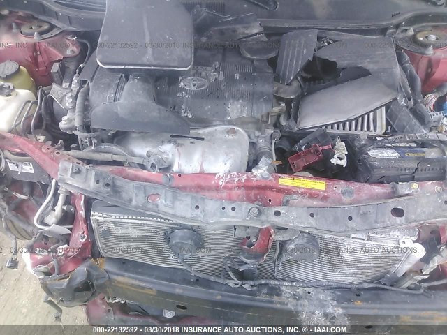 4T4BF3EK5AR011316 - 2010 TOYOTA CAMRY SE/LE/XLE Красный фото 10