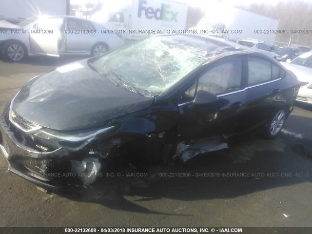 1G1BE5SM4H7145061 - 2017 CHEVROLET CRUZE LT 黑色 照片 2