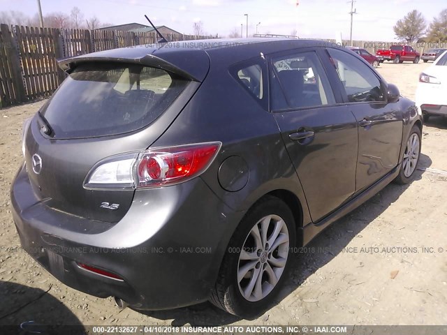 JM1BL1H60A1329176 - 2010 MAZDA 3 S GRAY photo 4