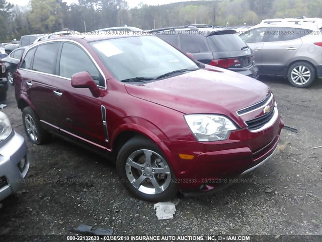 3GNAL3EK5ES537042 - 2014 CHEVROLET CAPTIVA LT RED photo 1