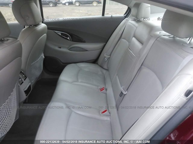 1G4GE5EDXBF277520 - 2011 BUICK LACROSSE CXS MAROON photo 8