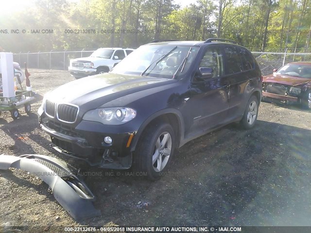 5UXFE43589L264359 - 2009 BMW X5 XDRIVE30I BLACK photo 2