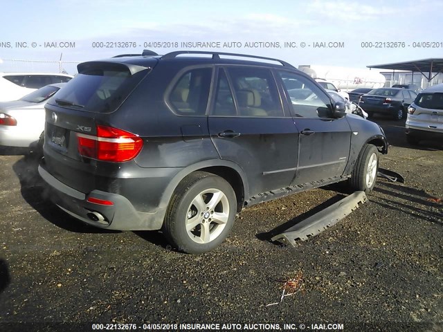 5UXFE43589L264359 - 2009 BMW X5 XDRIVE30I BLACK photo 4