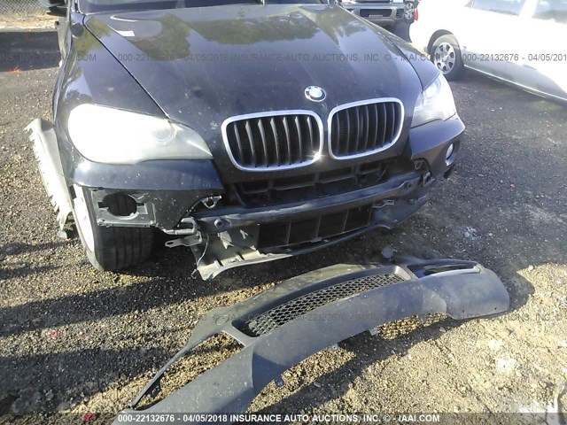 5UXFE43589L264359 - 2009 BMW X5 XDRIVE30I Սև լուսանկար 6