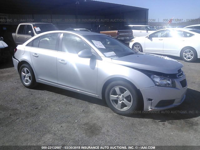 1G1PC5SB7E7370824 - 2014 CHEVROLET CRUZE LT GRAY photo 1