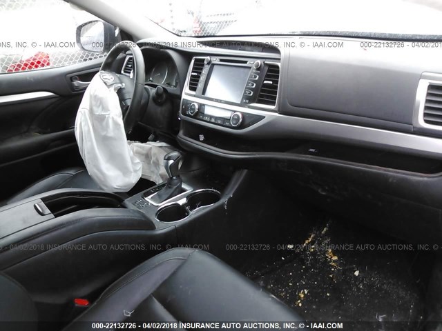 5TDJKRFH0GS255044 - 2016 TOYOTA HIGHLANDER XLE ლურჯი ფოტო 5