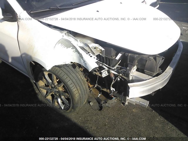 1C3CDFAA7GD530730 - 2016 DODGE DART SE WHITE photo 6