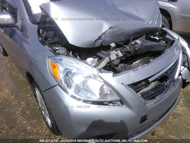 3N1CN7AP0EL867396 - 2014 NISSAN VERSA S/S PLUS/SV/SL GRAY photo 6