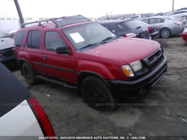 5N1ED28Y0YC530099 - 2000 NISSAN XTERRA XE/SE RED photo 1