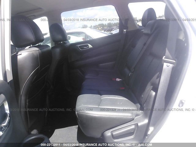 5N1AR2MN6DC634053 - 2013 NISSAN PATHFINDER S/SV/SL/PLATINUM 银色 照片 8