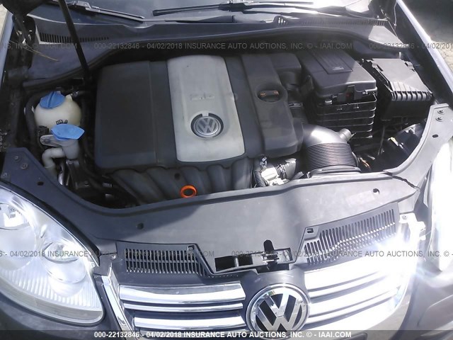 3VWEF71K47M068075 - 2007 VOLKSWAGEN JETTA WOLFSBURG 黑色 照片 10
