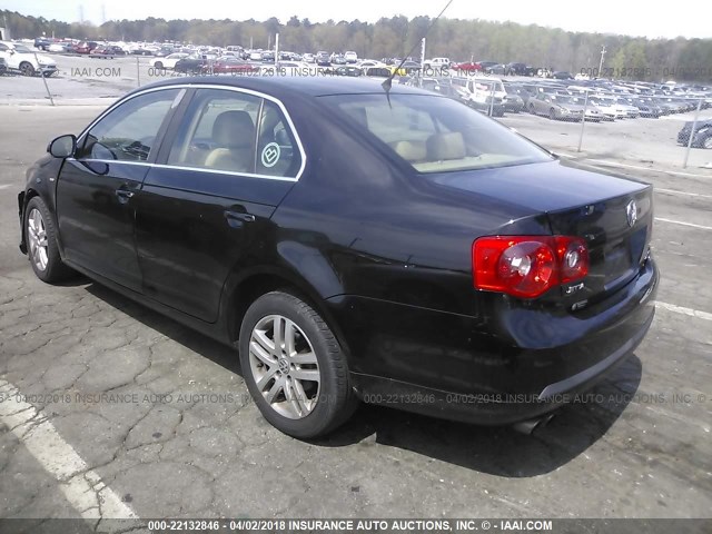 3VWEF71K47M068075 - 2007 VOLKSWAGEN JETTA WOLFSBURG 黑色 照片 3