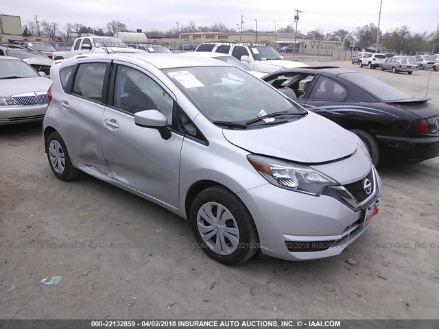 3N1CE2CP2JL351762 - 2018 NISSAN VERSA NOTE S/S PLUS/SV/SL/SR SILVER photo 1