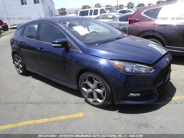 1FADP3L99GL387865 - 2016 FORD FOCUS ST Dark Blue photo 1