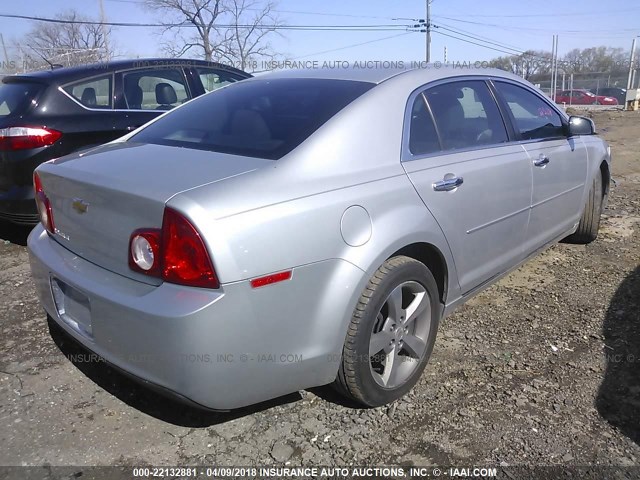 1G1ZC5E09CF115470 - 2012 CHEVROLET MALIBU 1LT 银色 照片 4