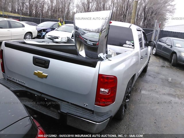 3GCPCSE08CG213644 - 2012 CHEVROLET SILVERADO C1500 LT SILVER photo 4