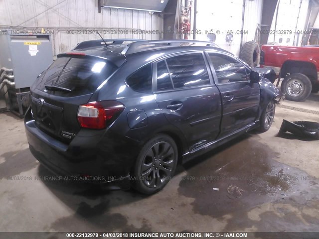 JF1GPAU66D2803684 - 2013 SUBARU IMPREZA SPORT LIMITED GRAY photo 4