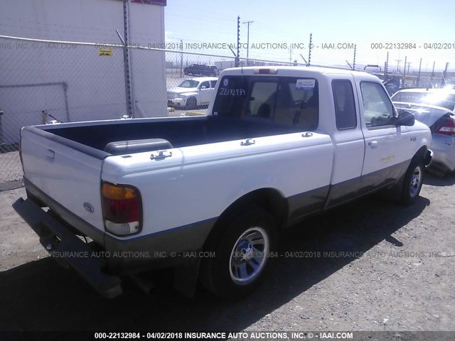 1FTYR14X2WPB58152 - 1998 FORD RANGER SUPER CAB WHITE photo 4