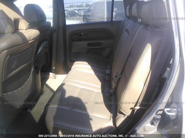 5FNYF28516B048971 - 2006 HONDA PILOT EX GOLD photo 8