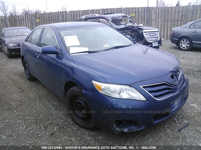 4T1BF3EK1BU659179 - 2011 TOYOTA CAMRY SE/LE/XLE BLUE photo 1