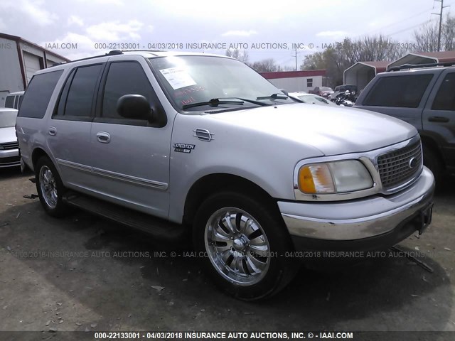 1FMRU15W51LB50972 - 2001 FORD EXPEDITION XLT 银色 照片 1