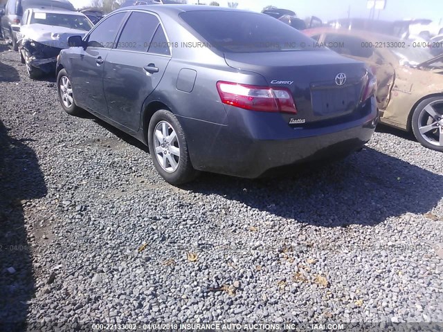 4T1BE46K79U402917 - 2009 TOYOTA CAMRY SE/LE/XLE GRAY photo 3