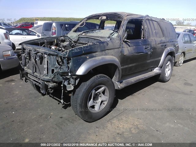 JT3HN86R220372150 - 2002 TOYOTA 4RUNNER SR5 GREEN photo 2