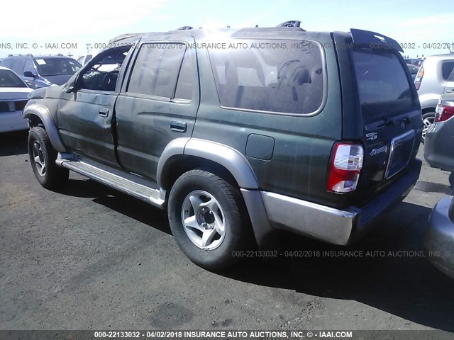 JT3HN86R220372150 - 2002 TOYOTA 4RUNNER SR5 GREEN photo 3