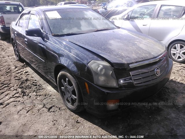 1G6DM577640174556 - 2004 CADILLAC CTS BLACK photo 1