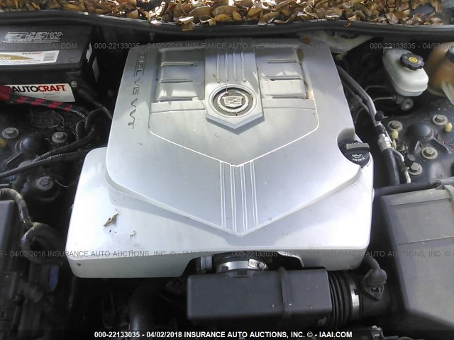 1G6DM577640174556 - 2004 CADILLAC CTS BLACK photo 10