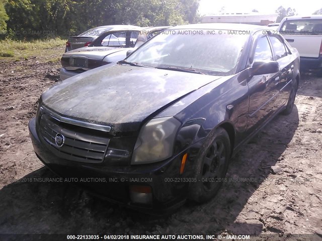 1G6DM577640174556 - 2004 CADILLAC CTS BLACK photo 2