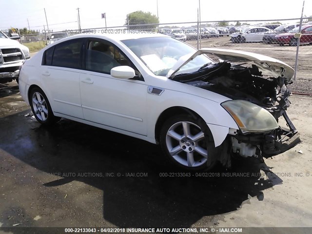 1N4BA41E35C832984 - 2005 NISSAN MAXIMA SE/SL WHITE photo 1