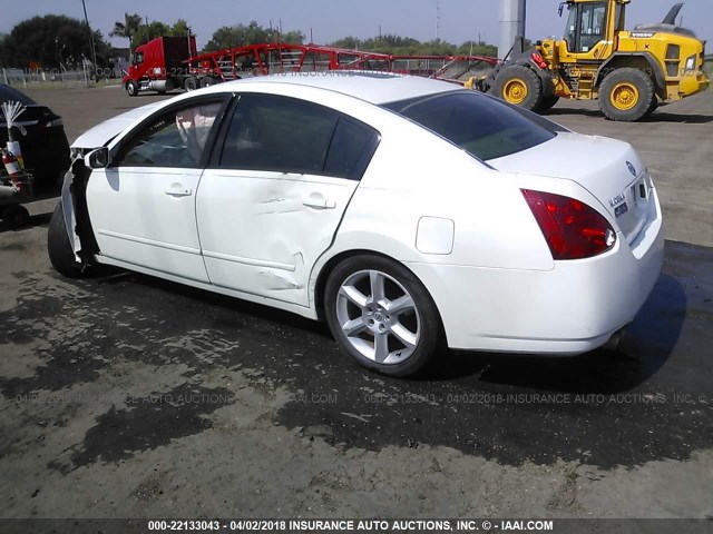 1N4BA41E35C832984 - 2005 NISSAN MAXIMA SE/SL WHITE photo 3