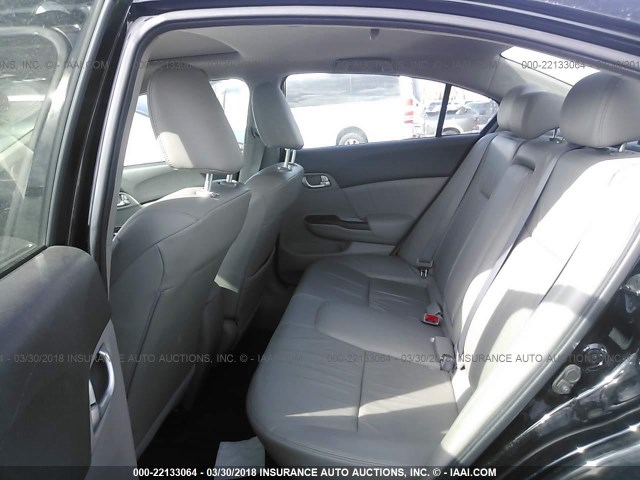 2HGFB2F9XCH510556 - 2012 HONDA CIVIC EXL BLACK photo 8