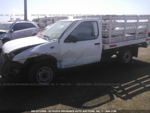 3N6DD25T2BK022272 - 2011 NISSAN FRONTIER WHITE photo 2