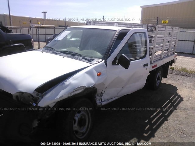 3N6DD25T2BK022272 - 2011 NISSAN FRONTIER WHITE photo 6