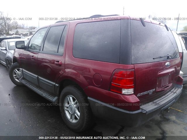 1FMPU16L54LA28208 - 2004 FORD EXPEDITION XLT 红色 照片 3