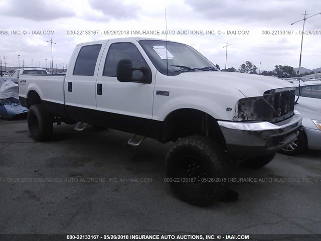 1FTSW31S0XEA09612 - 1999 FORD F350 SRW SUPER DUTY WHITE photo 1