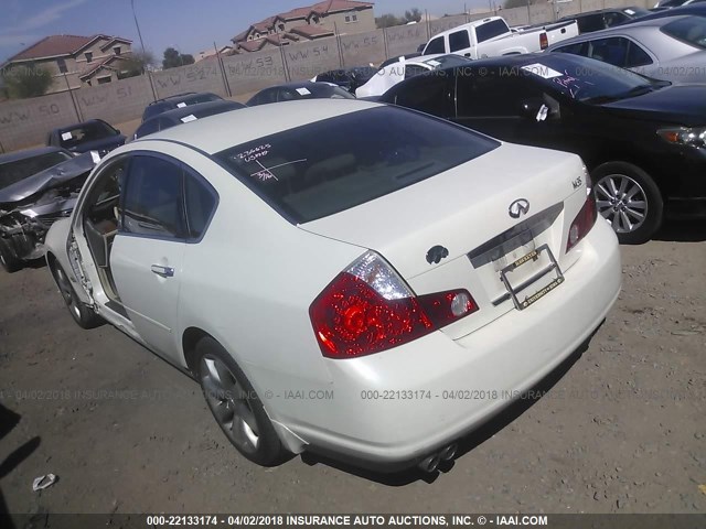 JNKAY01E66M115046 - 2006 INFINITI M35 SPORT WHITE photo 3