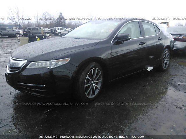 19UUB2F5XHA002890 - 2017 ACURA TLX TECH PURPLE photo 2