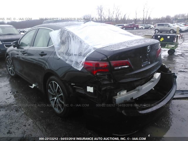 19UUB2F5XHA002890 - 2017 ACURA TLX TECH PURPLE photo 3