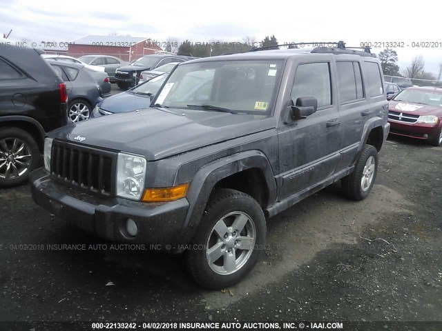 1J8HG48K56C104494 - 2006 JEEP COMMANDER GRAY photo 2